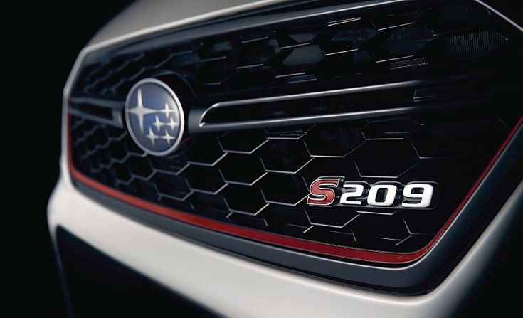 Subaru WRX STi S209 hűtőrács