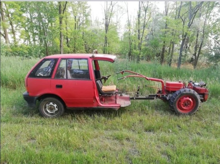 Suzuki rotációs kapa meghajtással oldalról