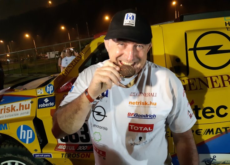 Szalay Balázs a 2019-es Dakar Rally után