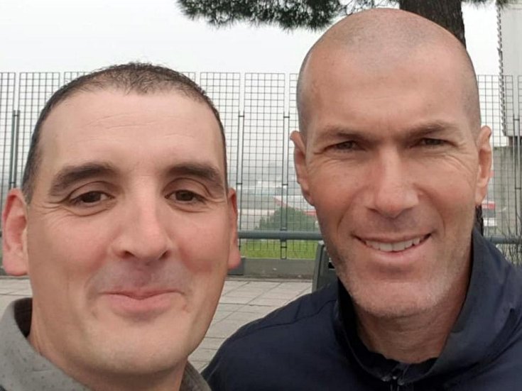 Ignacio Fernández (balra) és Zinédine Zidane