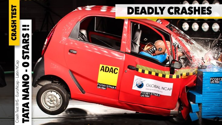 Tata Nano törésteszt 0 csillag