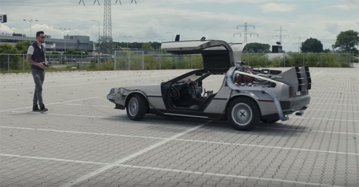 a távirányítós DeLorean DMC-12