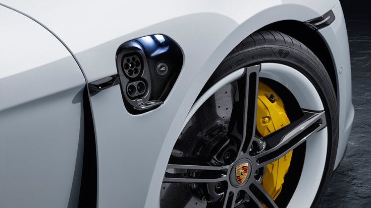A Porsche Taycan elektromos töltője