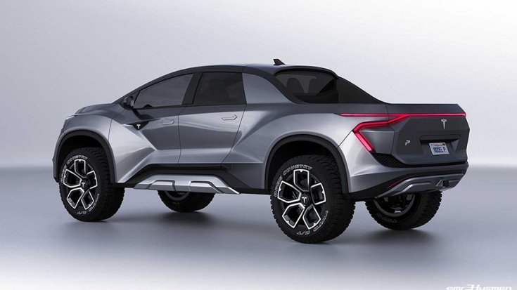 Tesla Pickup homogén környezetben