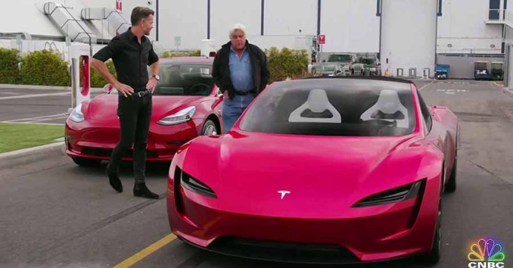 Jay Leno és a Tesla Roadster
