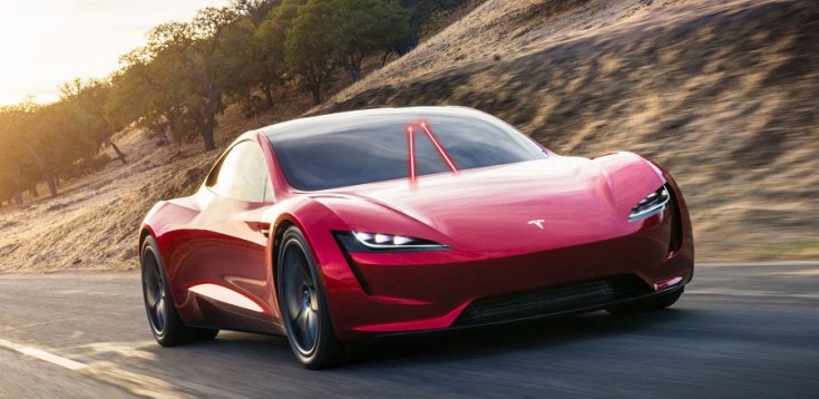 Tesla Roadster lézeres technológiával tisztít szélvédőt