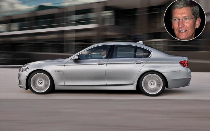 Tim Cook techmogul autója egy BMW 528i