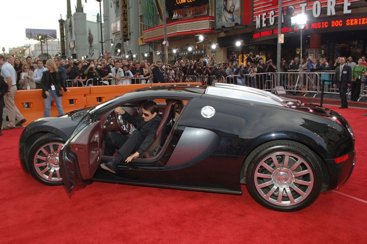 Tom Cruise és Bugatti Veyron