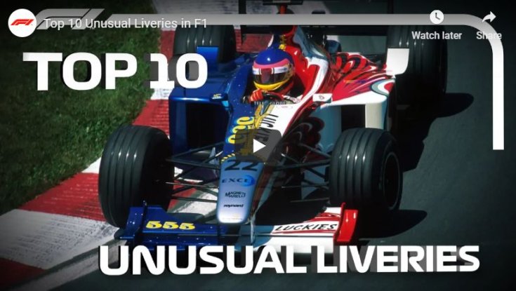 Top 10 F1 festés