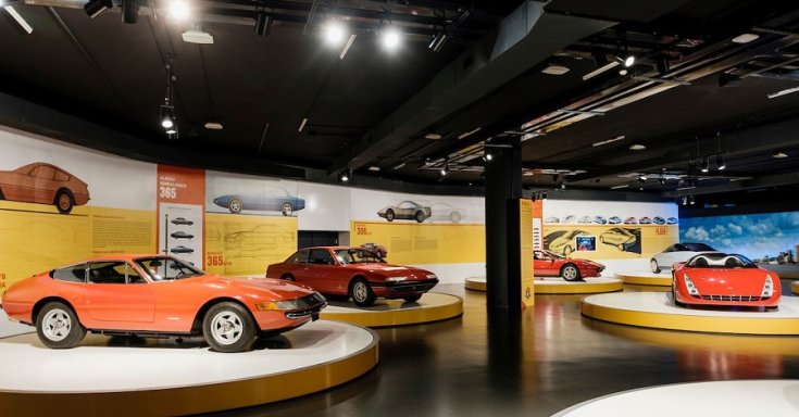 Fioravanti kiállítás a torinói Museo dell'automobilen
