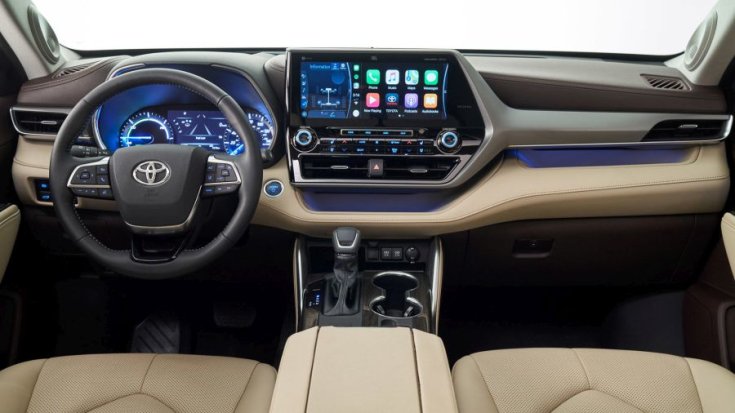 Toyota Highlander 2020 belső tér