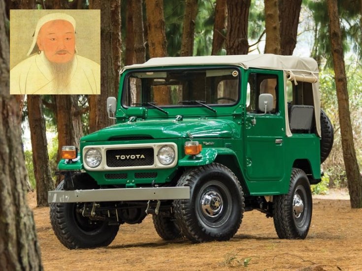 zöld Toyota Land Cruiser J40