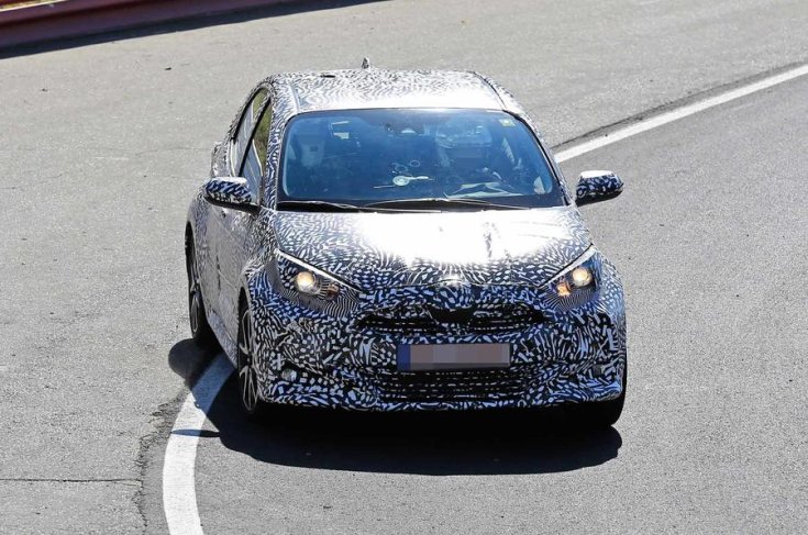 Toyota Yaris 2020 hibrid tesztelésen