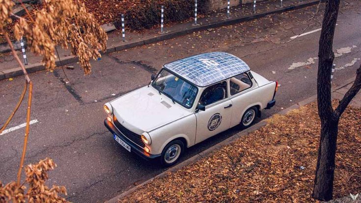 Trabant restomod fentről