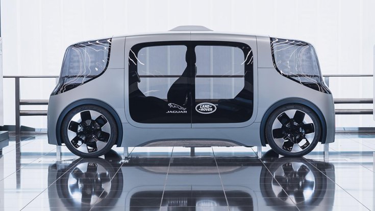 A A JLR Project Vector autonóm koncepciója oldalról