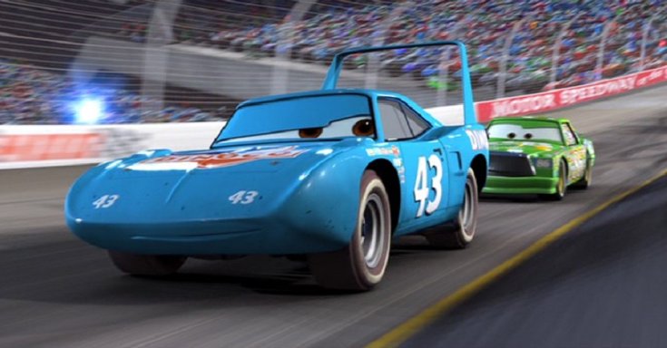 Disney Verdák, 2006, verseny, Plymouth Superbird, oldalnézet, jobbról