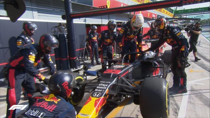 Olasz Nagydíj Verstappen kiesés