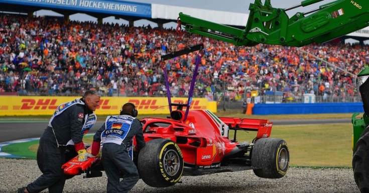 Vettel hibája a Német Nagydíjon