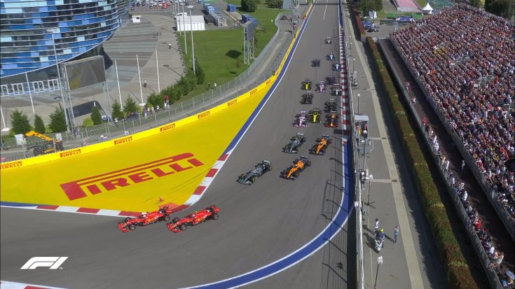 Vettel jó rajt Szocsi 2019