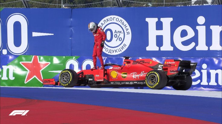 Vettel kiesett Szocsi 2019