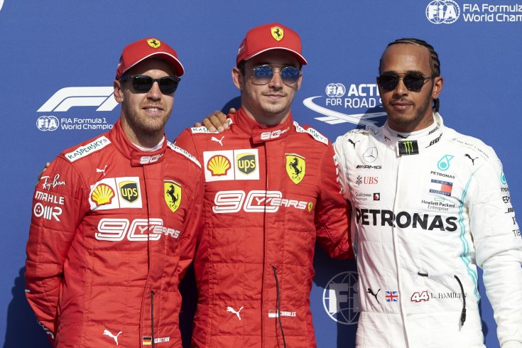 Vettel, Leclerc és Hamilton