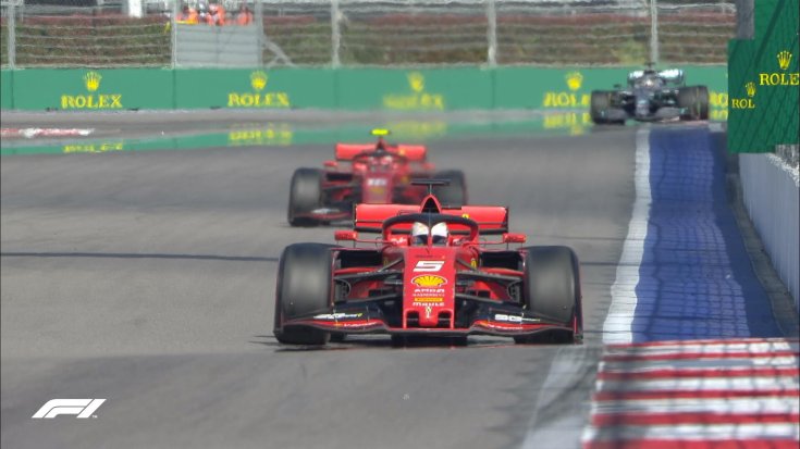 Vettel vs Leclerc Szocsi 2019