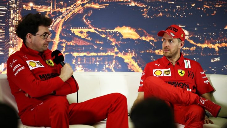 Binotto és Vettel