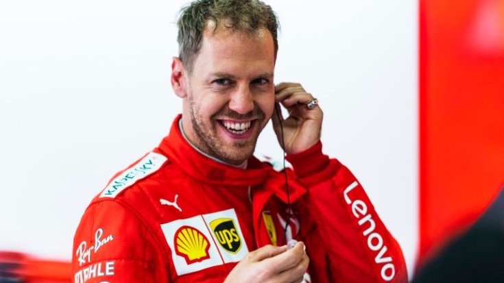 Vettel nevet