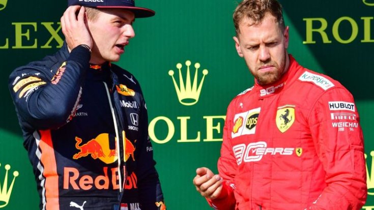 Verstappen és Vettel