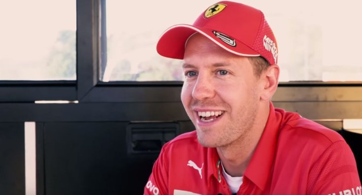 Vettel, a Ferrari F1-es pilótája