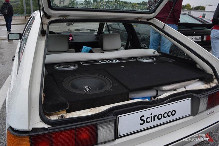 1981-es Volkswagen Scirocco tuning csomagtere
