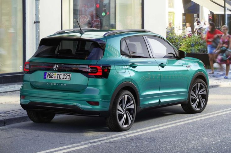 2018-as Volkswagen T-Cross hátulról