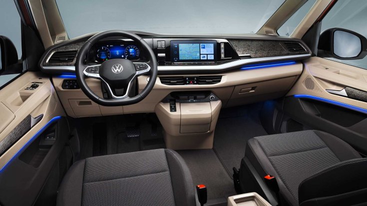 Az új Volkswagen Multivan utastere