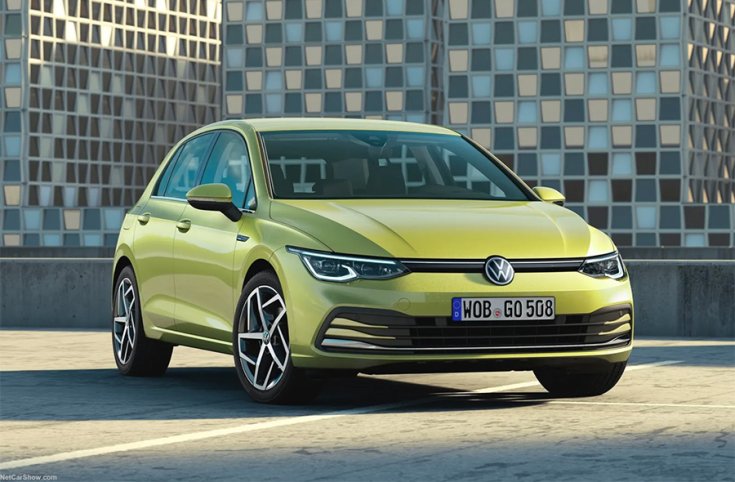 A Volkswagen Golf Mk8