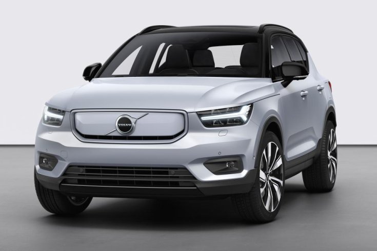 A Volvo egyik elektromos modellje