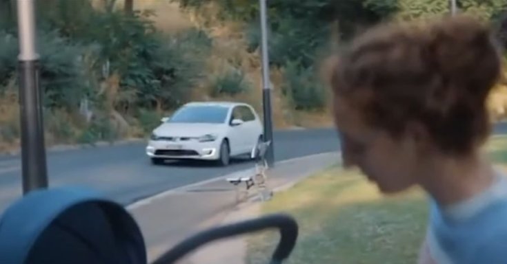 VW eGolf reklám részlete