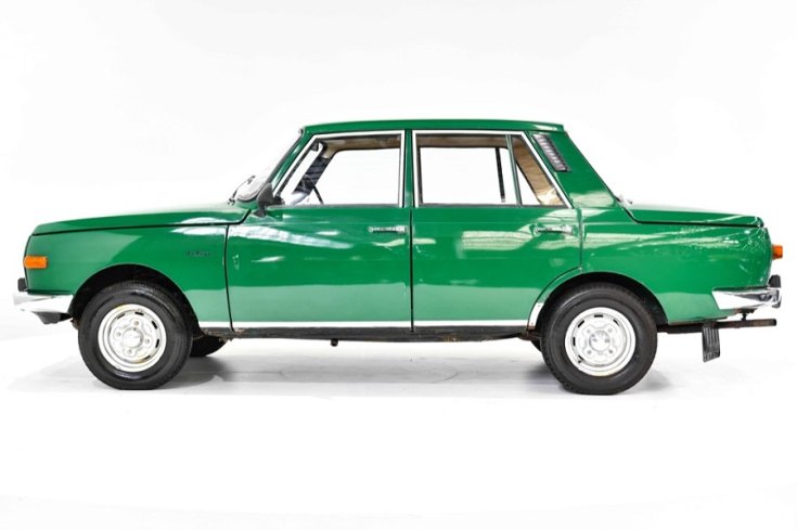 1980 Wartburg 353, zöld, oldalnézet, balról