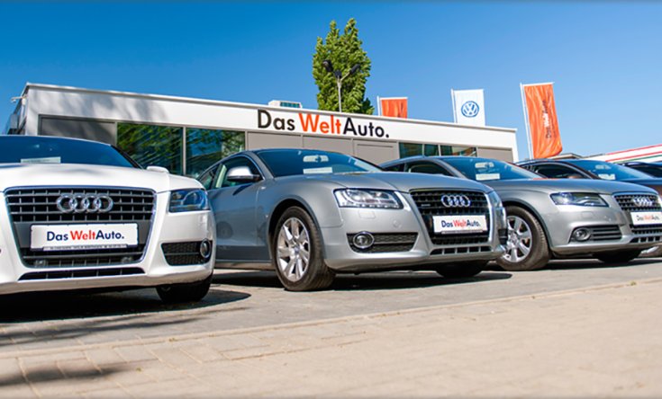 Das Weltauto Audik szemből