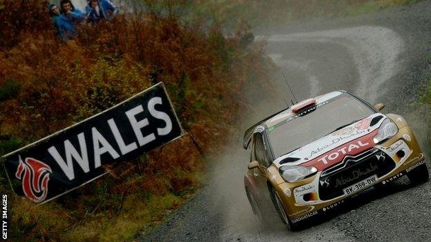 Kubica a WRC Wales ralin