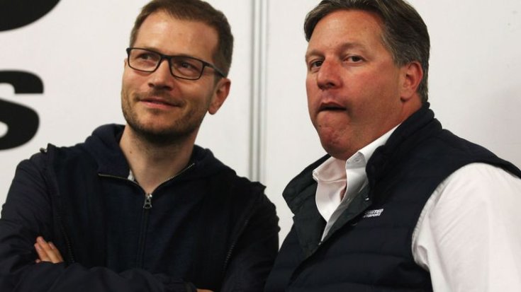 Andreas Seidl és Zak Brown