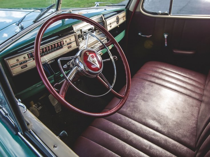 1946 Hudson C-28 Series 58, utastér, elölnézet, oldalnézet, balról