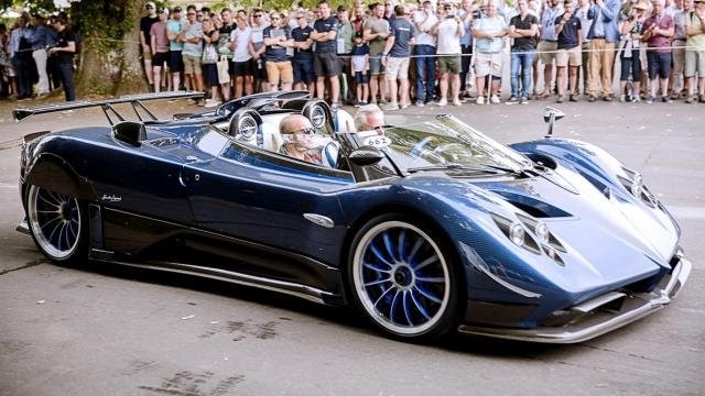Pagani Zonda HP Barchetta oldalról