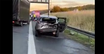 Hatalmas balesetet szenvedtek Zengőék Portugáliából hazafele - VIDEÓ