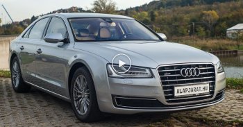 A lóbőrt húznád benne: Audi A8 4.0 TFSI - Teszt