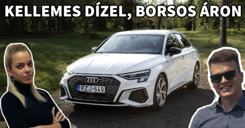 A sznob pubi: Audi A3 Sportback 35 TDI S Line 2021 – Teszt és videó
