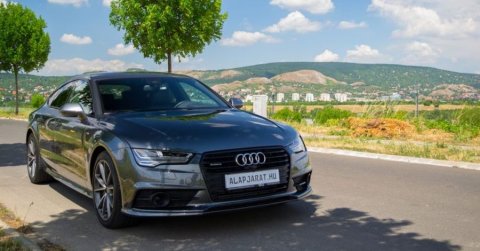 Hetedik: Audi A7 S-line Quattro (2017) - Teszt
