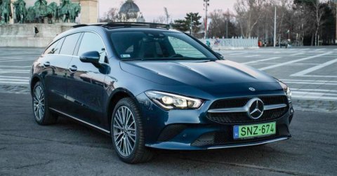 Épp csak főzni nem tud: Mercedes-Benz CLA 250e Shooting Brake 2021 - Teszt
