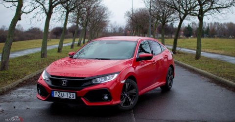 Családos konfig: Honda Civic 1.6 i-DTEC 9AT (2018) – Teszt
