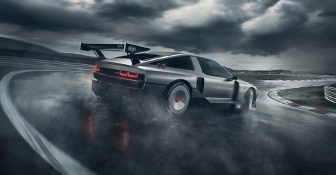 Fantáziadús driftautó lehetne ez az üzemanyagcellás, retró Hyundai