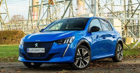 Inkább látványos, mintsem hatékony: Peugeot e208 2020 - Teszt
